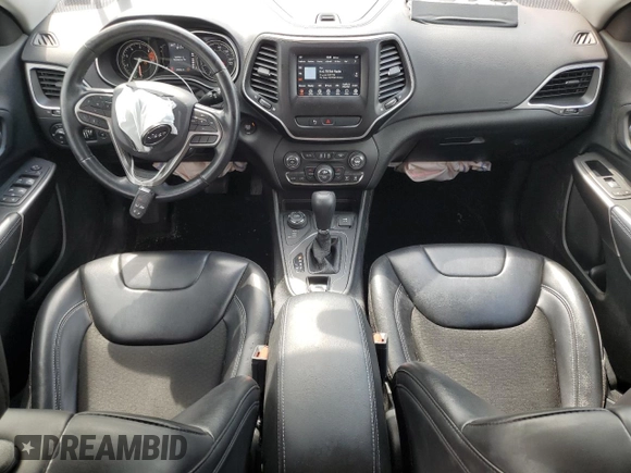 2020 Jeep Cherokee Latitude Plus with VIN 1C4PJMLB7LD554861, listed as a Copart auction lot 52379475 with 59,556 mi miles and Salvage Title. Bid and sale history available at DreamBid. Image 8.