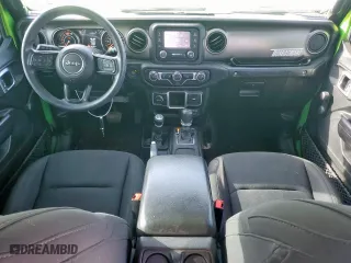 2018 Jeep Wrangler Unlimited Sport with VIN 1C4HJXDN6JW286918, listed as a Copart auction lot 49873765 with 43,787 mi miles and Salvage Title. Bid and sale history available at carsss.com. Image 8.