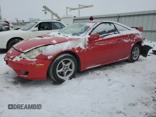 2005 Toyota Celica GT with VIN JTDDR32T750184294, listed as a Copart auction lot 45704105 with 257,550 mi miles and Salvage Title. Bid and sale history available at carsss.com. Image 1.