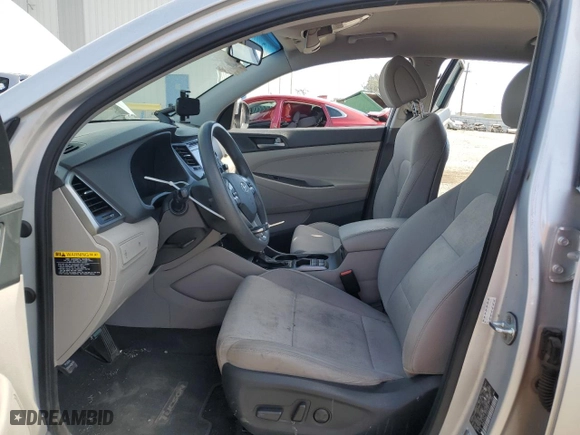 2017 Hyundai Tucson SE Plus with VIN KM8J33A41HU297617, listed as a Copart auction lot 46241055 with 107,027 mi miles and Salvage Title. Bid and sale history available at carsss.com. Image 7.