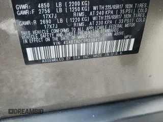 2024 Subaru Outback Premium with VIN 4S4BTADC0R3194286, listed as a Copart auction lot 60166315 with 13,871 mi miles and Salvage title. Bid and sale history available at DreamBid. Image 13.