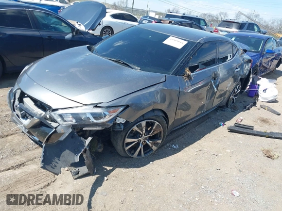 2017 Nissan Maxima SV with VIN 1N4AA6AP7HC422895, listed as a IAAI auction lot 41903816 with 98,214 mi miles and . Bid and sale history available at DreamBid. Image 2.