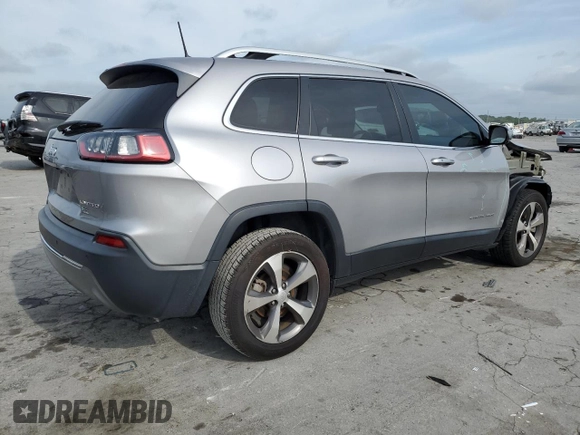 2020 Jeep Cherokee Limited with VIN 1C4PJLDB1LD653877, listed as a Copart auction lot 55605405 with 71,214 mi miles and Salvage title. Bid and sale history available at DreamBid. Image 3.
