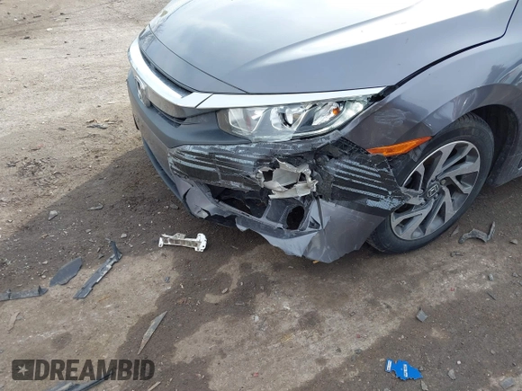 2018 Honda Civic Sedan EX with VIN 19XFC2F78JE005182, listed as a IAAI auction lot 41694161 with 101,158 mi miles. Bid and sale history available at carsss.com. Image 6.