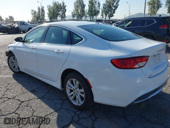 2015 Chrysler 200 Limited with VIN 1C3CCCAB2FN743877, listed as a IAAI auction lot 42000812 with 70,222 mi miles. Bid and sale history available at carsss.com. Image 3.
