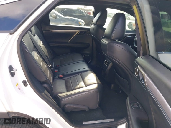 2017 Lexus RX with VIN 2T2BGMCAXHC012458, listed as a IAAI auction lot 41515915 with 127,709 mi miles. Bid and sale history available at carsss.com. Image 8.