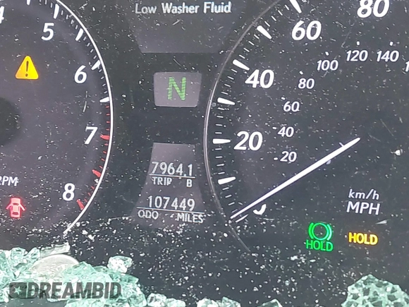 2007 Lexus LS 460 with VIN JTHBL46F075030940, listed as a IAAI auction lot 41962434 with 107,449 mi miles and . Bid and sale history available at DreamBid. Image 16.