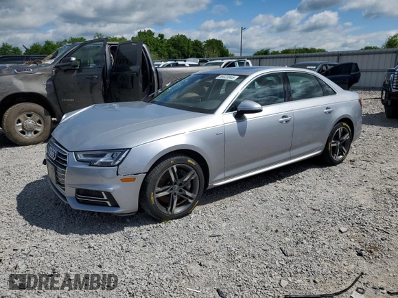 2017 Audi A4 Premium Plus with VIN WAUENAF42HN010323, listed as a Copart auction lot 58023345 with 83,139 mi miles and Salvage title. Bid and sale history available at DreamBid. Image 1.