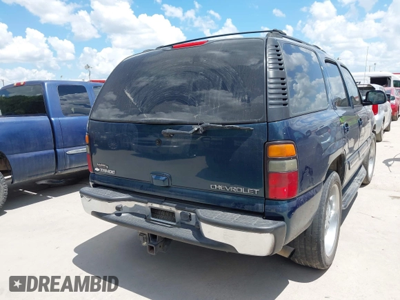2005 Chevrolet Tahoe Z71 with VIN 1GNEC13T35R205945, listed as a IAAI auction lot 42584823 with 183,432 mi miles and . Bid and sale history available at DreamBid. Image 4.