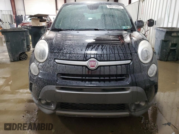 2014 FIAT 500L Trekking with VIN ZFBCFADH2EZ010861, listed as a Copart auction lot 88912885 with 100,823 mi miles and Salvage Title. Bid and sale history available at DreamBid. Image 5.