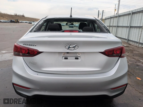 2022 Hyundai Accent SE with VIN 3KPC24A61NE154863, listed as a Copart auction lot 51005035 with 63,612 mi miles and Salvage Title. Bid and sale history available at carsss.com. Image 6.