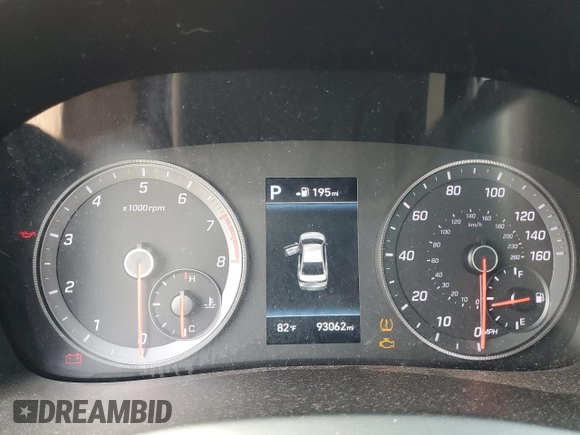 2018 Hyundai Sonata Sport with VIN 5NPE34AF5JH601951, listed as a Copart auction lot 52297875 with 93,062 mi miles and Clean Title. Bid and sale history available at carsss.com. Image 9.