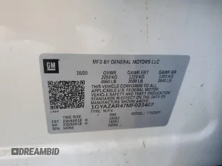 2021 Cadillac XT4 FWD Luxury с VIN 1GYAZAR47MF023407, выставлен на аукционе Copart как лот 88633325 с пробегом 77 353 миль миль и Списание • Salvage title. История ставок и продаж доступна на DreamBid. Изображение 14.