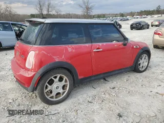 2006 MINI Hardtop S with VIN WMWRE33576TJ36468, listed as a Copart auction lot 47862595 with 123,797 mi miles and Salvage Title. Bid and sale history available at DreamBid. Image 3.