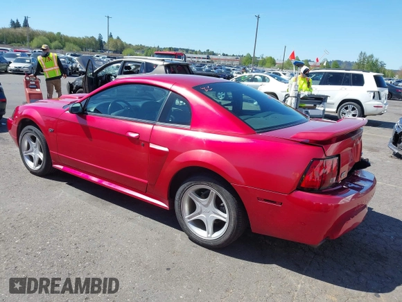 2001 Ford Mustang GT Deluxe with VIN 1FAFP42X61F110157, listed as a IAAI auction lot 42055270 with 83,692 mi miles and . Bid and sale history available at DreamBid. Image 3.