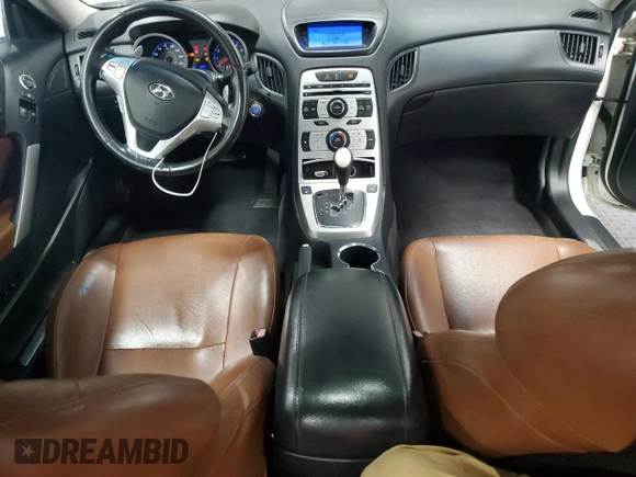 2010 Hyundai Genesis Coupe Grand Touring with VIN KMHHU6KH0AU010630, listed as a Copart auction lot 60736055 with 126,770 mi miles and Clean title. Bid and sale history available at DreamBid. Image 8.
