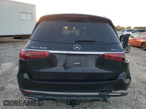 2021 Mercedes-Benz GLS 450 with VIN 4JGFF5KE0MA434252, listed as a Copart auction lot 44054854 with 79,043 mi miles and Salvage Title. Bid and sale history available at DreamBid. Image 6.