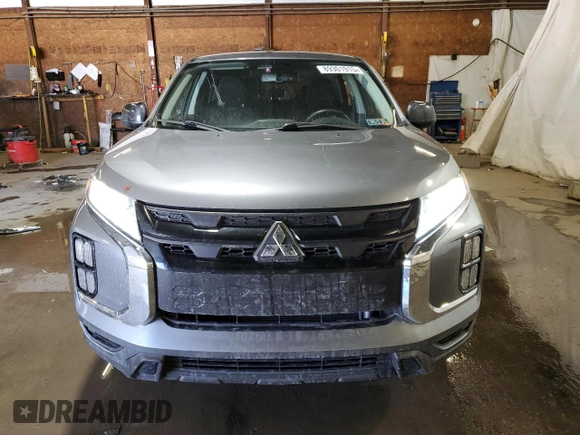 2021 Mitsubishi Outlander Sport ES with VIN JA4ARUAU2MU020620, listed as a Copart auction lot 89301915 with 38,812 mi miles and Salvage Title. Bid and sale history available at carsss.com. Image 5.
