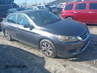 2013 Honda Accord LX z VIN 1HGCR2F36DA228215, wystawiony jako IAAI lot #41576280 z przebiegiem 159 660 mil mil oraz . Historia ofert i sprzedaży dostępna na DreamBid. Obrazek 1.