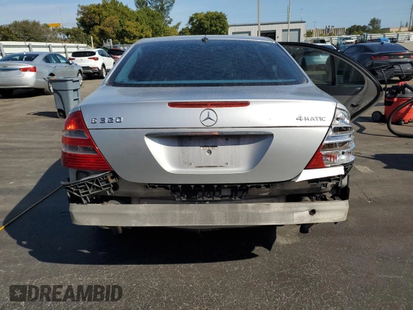 2005 Mercedes-Benz E 320 with VIN WDBUF82J15X175990, listed as a Copart auction lot 43189765 with 204,471 mi miles and Salvage Title. Bid and sale history available at DreamBid. Image 6.