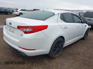 2012 Kia Optima SX with VIN 5XXGR4A63CG065071, listed as a IAAI auction lot 42161517 with 134,615 mi miles and . Bid and sale history available at carsss.com. Image 4.