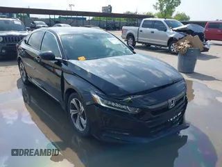 2018 Honda Accord EX-L z VIN 1HGCV1F50JA037148, wystawiony jako IAAI lot #42107201 z przebiegiem 88 395 mil mil oraz . Historia ofert i sprzedaży dostępna na DreamBid. Obrazek 1.