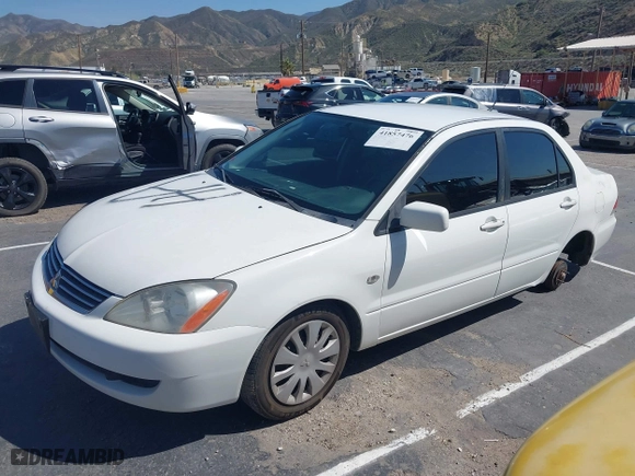 2006 Mitsubishi Lancer ES with VIN JA3AJ26E56U012676, listed as a IAAI auction lot 41857476 with 1 mi miles. Bid and sale history available at carsss.com. Image 13.
