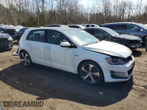 2015 Volkswagen Golf GTI Autobahn with VIN 3VW4T7AU1FM095285, listed as a Copart auction lot 47581875 with 147,100 mi miles and Salvage Title. Bid and sale history available at carsss.com. Image 4.