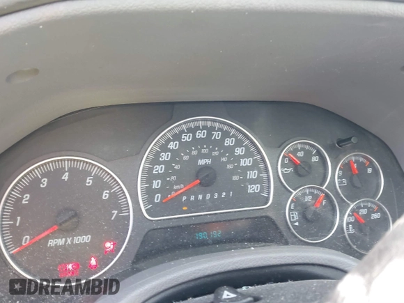 2008 GMC Envoy SLE2 with VIN 1GKDT13S282168352, listed as a IAAI auction lot 41667743 with 190,192 mi miles. Bid and sale history available at carsss.com. Image 7.