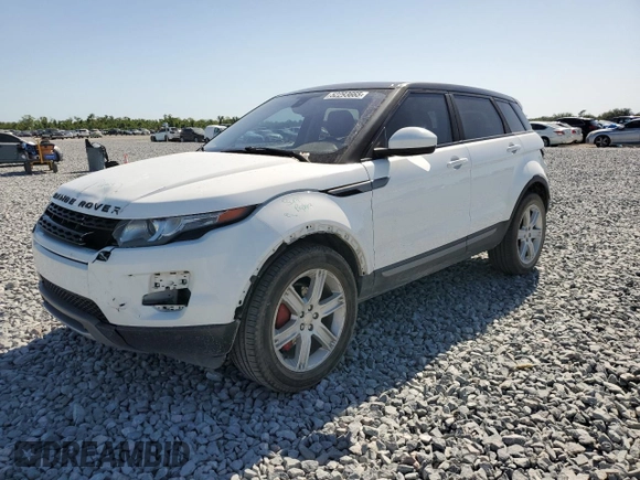 2014 Land Rover Range Rover Evoque Pure Plus with VIN SALVP2BGXEH931100, listed as a Copart auction lot 52293665 with 99,409 mi miles and Salvage title. Bid and sale history available at DreamBid. Image 1.