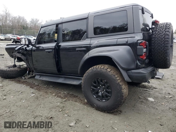2023 Ford Bronco Raptor with VIN 1FMEE5JR4PLB71484, listed as a Copart auction lot 86353214 with 0 mi miles and Salvage Title. Bid and sale history available at carsss.com. Image 2.