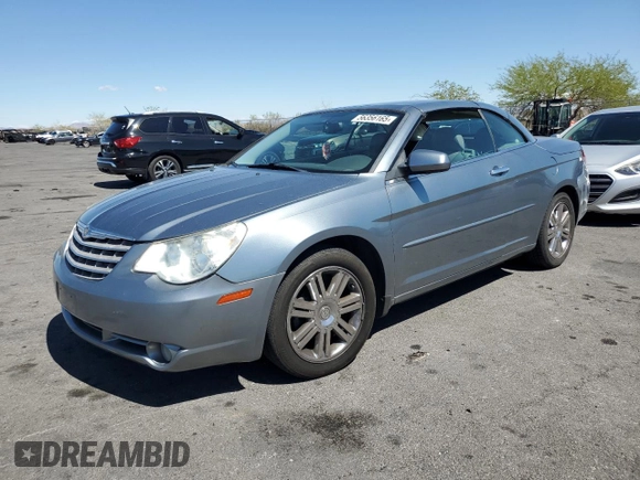 2008 Chrysler Sebring Limited with VIN 1C3LC65M58N635592, listed as a Copart auction lot 56356165 with 107,873 mi miles and Clean Title. Bid and sale history available at DreamBid. Image 1.