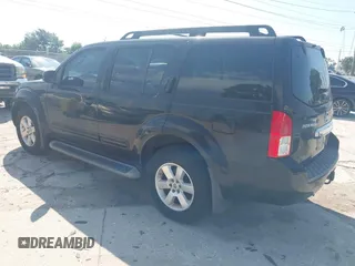 2008 Nissan Pathfinder LE with VIN 5N1AR18U48C654786, listed as a IAAI auction lot 42594509 with 181,691 mi miles and . Bid and sale history available at DreamBid. Image 3.