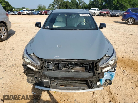 2023 Infiniti Q50 Red Sport 400 z VIN JN1FV7DR0PM590123, wystawiony jako Copart lot #62036915 z przebiegiem 42 739 mil mil oraz Szkoda całkowita • Salvage title. Historia ofert i sprzedaży dostępna na DreamBid. Obrazek 5.