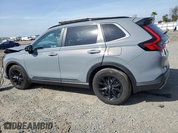 2024 Honda CR-V Sport-L with VIN 7FARS5H83RE025647, listed as a Copart auction lot 45791585 with 17,697 mi miles and Salvage Title. Bid and sale history available at DreamBid. Image 2.