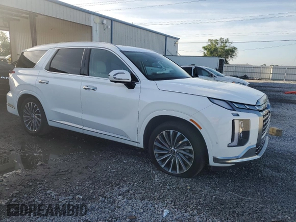 2024 Hyundai Palisade Calligraphy z VIN KM8R7DGE6RU715328, wystawiony jako Copart lot #51831285 z przebiegiem 18 721 mil mil oraz Nie do naprawy • Non repairable. Historia ofert i sprzedaży dostępna na DreamBid. Obrazek 4.