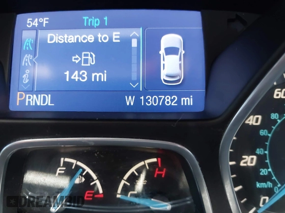 2014 Ford Focus SE with VIN 1FADP3F22EL171416, listed as a IAAI auction lot 41982150 with 130,782 mi miles. Bid and sale history available at carsss.com. Image 15.