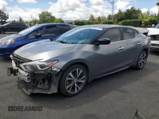 2016 Nissan Maxima S with VIN 1N4AA6AP2GC416209, listed as a Copart auction lot 56875135 with 200,762 mi miles and Salvage title. Bid and sale history available at DreamBid. Image 1.