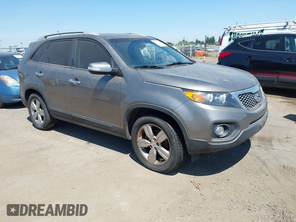 2012 Kia Sorento EX with VIN 5XYKU3A60CG305675, listed as a IAAI auction lot 42647223 with 174,447 mi miles and . Bid and sale history available at DreamBid. Image 1.