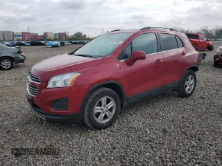2015 Chevrolet Trax LT with VIN KL7CJRSB3FB117918, listed as a Copart auction lot 54357805 with 54,579 mi miles and Salvage Title. Bid and sale history available at carsss.com. Image 1.