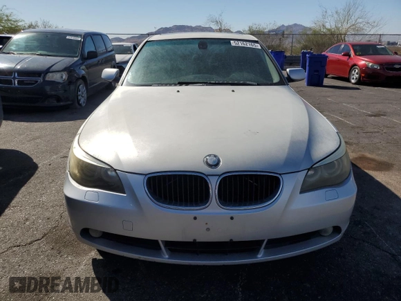 2005 BMW 5 Series 530i with VIN WBANA73515CR57307, listed as a Copart auction lot 52162165 with 197,467 mi miles and Clean Title. Bid and sale history available at DreamBid. Image 5.