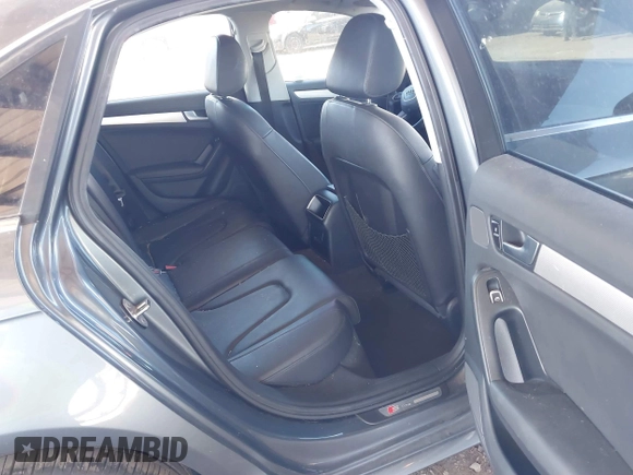2014 Audi A4 Premium with VIN WAUAFAFL1EN037155, listed as a IAAI auction lot 41658153 with 96,711 mi miles. Bid and sale history available at carsss.com. Image 8.