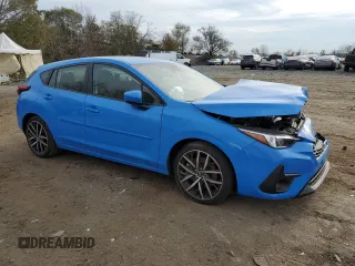 2024 Subaru Impreza Sport with VIN JF1GUAFC9R8234443, listed as a Copart auction lot 81351194 with 7,694 mi miles and Salvage Title. Bid and sale history available at carsss.com. Image 4.