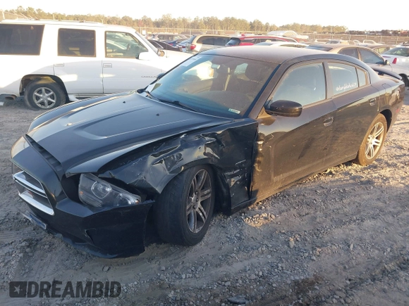 2013 Dodge Charger RT with VIN 2C3CDXCT4DH696609, listed as a IAAI auction lot 40979934 with 118,148 mi miles. Bid and sale history available at carsss.com. Image 2.