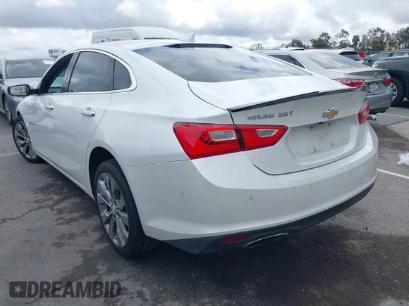 2016 Chevrolet Malibu Premier with VIN 1G1ZH5SX2GF270077, listed as a IAAI auction lot 41767146 with 139,546 mi miles and . Bid and sale history available at DreamBid. Image 3.