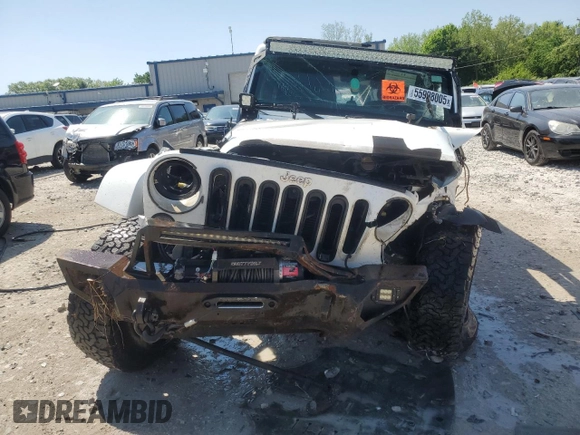 2015 Jeep Wrangler Unlimited Rubicon with VIN 1C4BJWFG7FL533533, listed as a Copart auction lot 55998005 with Not provided miles and Clean title. Bid and sale history available at DreamBid. Image 5.