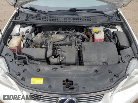 2012 Lexus CT 200h with VIN JTHKD5BH3C2086716, listed as a Copart auction lot 59615095 with 169,104 mi miles and Salvage title. Bid and sale history available at DreamBid. Image 11.
