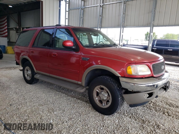 2002 Ford Expedition Eddie Bauer with VIN 1FMFU18L32LA46941, listed as a Copart auction lot 56998815 with 258,931 mi miles and Salvage title. Bid and sale history available at DreamBid. Image 4.