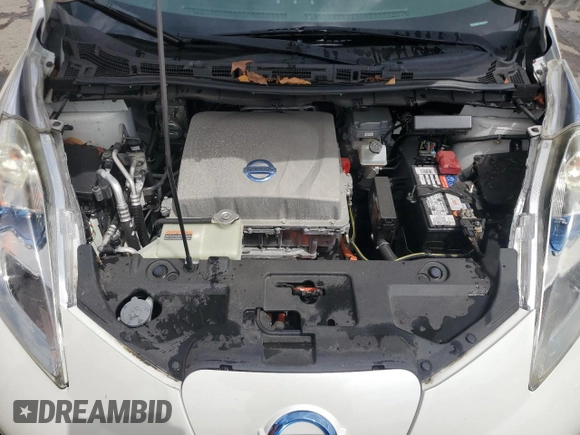 2013 Nissan LEAF SV with VIN 1N4AZ0CP7DC408914, listed as a Copart auction lot 53995905 with 63,652 mi miles and Salvage Title. Bid and sale history available at carsss.com. Image 11.