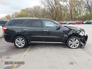 2013 Dodge Durango Crew with VIN 1C4RDHDG8DC592706, listed as a IAAI auction lot 40745114 with 95,757 mi miles and . Bid and sale history available at DreamBid. Image 13.